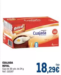 Oferta de Royal - Cuajada por 18,29€ en Makro