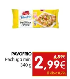 Oferta de Pavofrío - Pechuga Mini por 2,99€ en Dicost