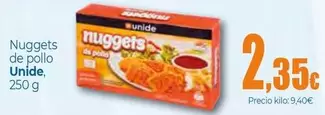 Oferta de Unide - Nuggets De Pollo por 2,35€ en Unide Market