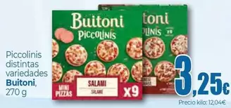 Oferta de Buitoni - Piccolinis Distintas Variedades por 3,25€ en Unide Market