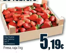 Oferta de Fresa por 5,19€ en Unide Market