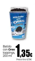 Oferta de Oreo - Batido Con Toppings por 1,35€ en Unide Supermercados