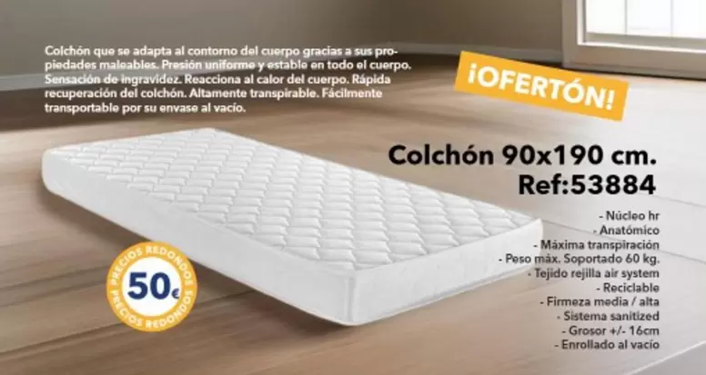 Oferta de Colchón  por 50€ en Tiendas MGI