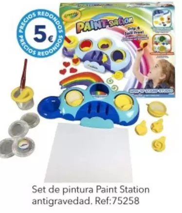 Oferta de Set De Pintura Paint Station Antigravedad por 5€ en Tiendas MGI