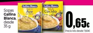 Oferta de Gallina Blanca - Sopas por 0,65€ en UDACO