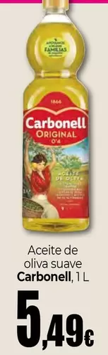 Oferta de Carbonell - Aceite De Oliva Suave por 5,49€ en UNIDE Alimentación