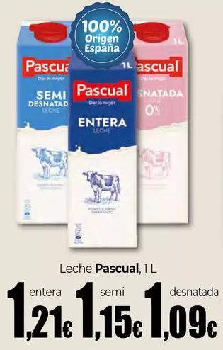 Oferta de Origen - Leche por 1,09€ en UNIDE Alimentación