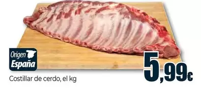 Oferta de Costillar De Cerdo por 5,99€ en Unide Market