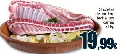 Oferta de Chuletas De Cordero Lechal Por Carres por 19,99€ en Unide Market