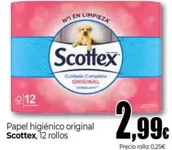 Oferta de Scottex -  Papel Higiénico Original  por 2,99€ en Unide Supermercados