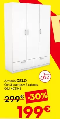 Oferta de Armario por 199€ en Conforama