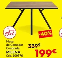 Oferta de Mesa De Comedor Cuadrada en Conforama