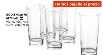 Oferta de Vaso 7 por 7€ en IKEA