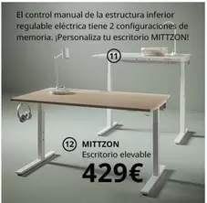 Oferta de Control - Escritorio Elevable por 429€ en IKEA