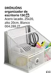 Oferta de Blanco - Drönjöns Organizador De Escritorio por 13€ en IKEA