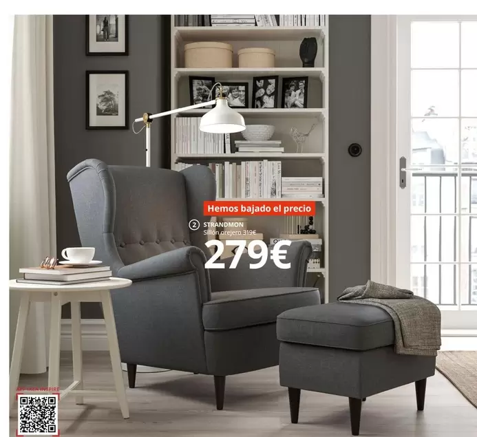 Oferta de Strandmon - Hermobajado E Precio por 279€ en IKEA