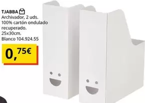 Oferta de Blanco - Tjabba por 0,75€ en IKEA