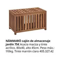 Oferta de Claro - Cajón De Almacenaje Jardín por 75€ en IKEA