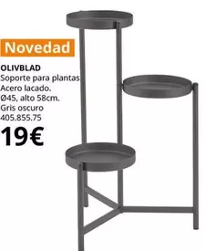 Oferta de Olivblad Soporte Para Plantas por 19€ en IKEA