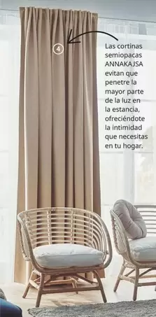Oferta de Las Cortinas Semiposacs en IKEA