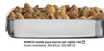 Oferta de Koncis Molde Para Horno Con Rejilla por 14€ en IKEA