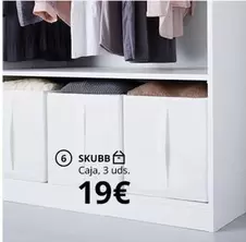 Oferta de Caja por 19€ en IKEA