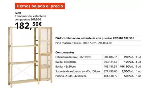 Oferta de Hermeticos Bajado El Precio por 182,5€ en IKEA