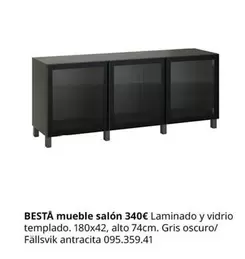 Oferta de Antracita - Besta Mueble Salón por 340€ en IKEA