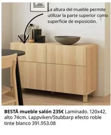 Oferta de Blanco - Mueble Salón por 235€ en IKEA