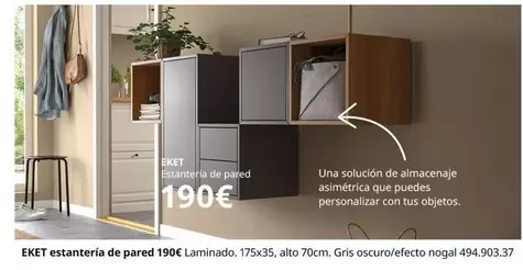 Oferta de Estantería De Pared 190€ Laminados por 190€ en IKEA