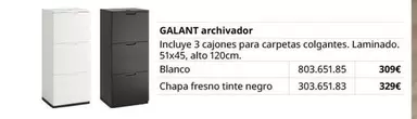 Oferta de Blanco - Galant Archivador por 309€ en IKEA