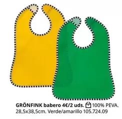 Oferta de Grónfink Babero por 4€ en IKEA