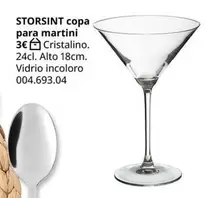 Oferta de Martini - Copa Para por 3€ en IKEA