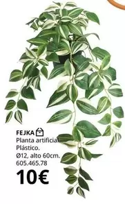 Oferta de Planta Artificial Plástico. por 10€ en IKEA