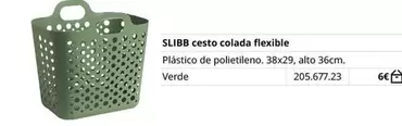 Oferta de Slibb cesto por 6€ en IKEA