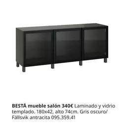 Oferta de Antracita - Bestå Mueble Salón por 340€ en IKEA