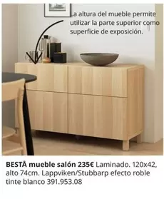 Oferta de Blanco - Mueble Salón por 235€ en IKEA