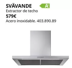 Oferta de Lavadora Svavande Extractor De Techo por 579€ en IKEA