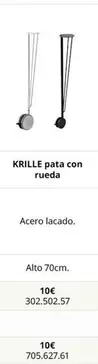 Oferta de Rueda - Krille Pata Con Rueda por 10€ en IKEA