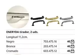 Oferta de Energda Tirador por 4€ en IKEA
