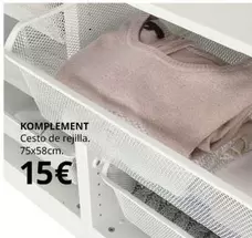 Oferta de Cesto De Rejilla por 15€ en IKEA