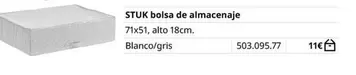 Oferta de Stik Bolsa De Almacenaje por 11€ en IKEA