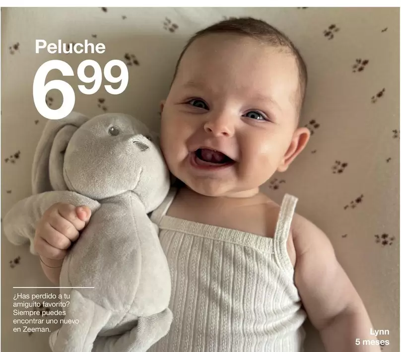 Oferta de Peluche por 6,99€ en ZEEMAN