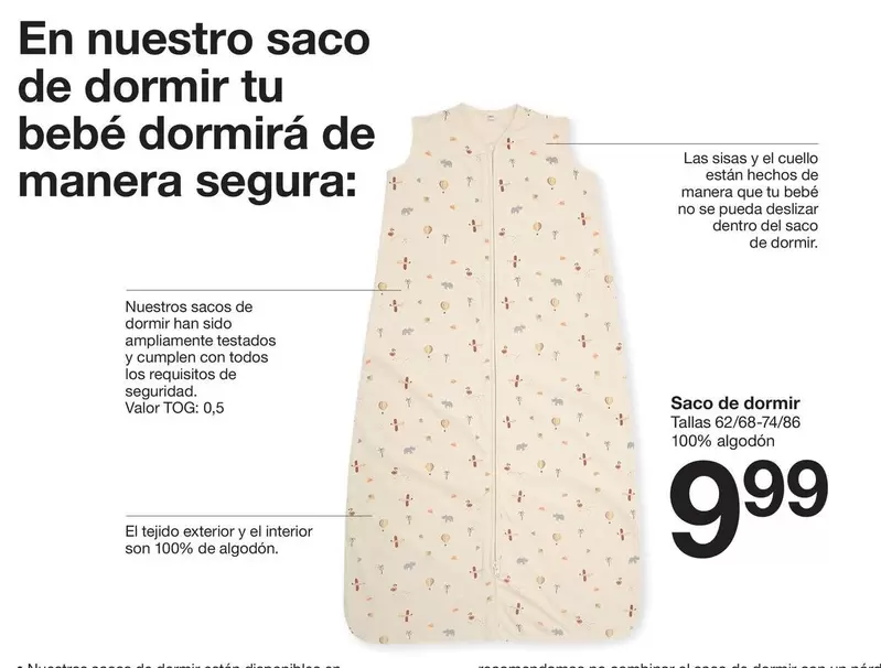 Oferta de Saco De Dormir por 9,99€ en ZEEMAN