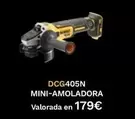 Oferta de DCG405N Mini-Amoladora por 179€ en Dewalt