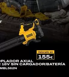 Oferta de Oplador Axial R 18v Sin Cargador/Ba DCMBL562N por 155€ en Dewalt