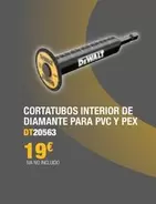 Oferta de Dewalt - Cortatubos Interior De Diamante Para Pvc Y Pex por 19€ en Dewalt