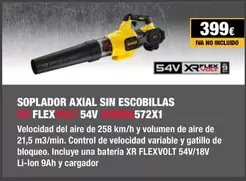 Oferta de Flex - Soplador Sin Escobillas por 399€ en Dewalt