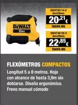 Oferta de Dewalt - Flexómetros Compactos por 20,21€ en Dewalt