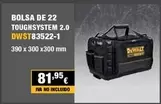 Oferta de Dewalt - Bolsa De 22 Toughsystem  por 81,95€ en Dewalt